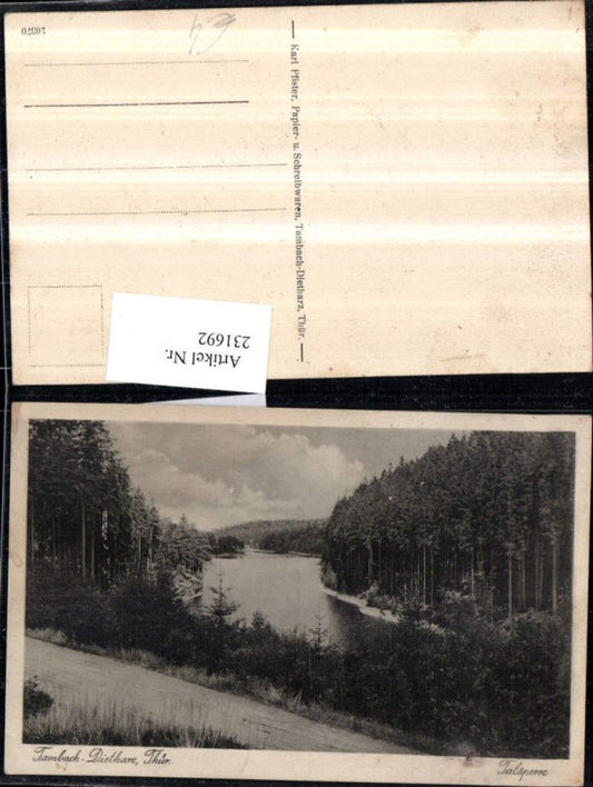231692, Tambach Dietharz in Thuringia, reservoir area