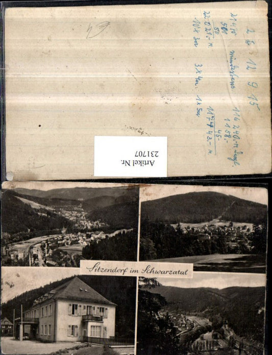 231707, Sitzendorf im Schwarzatal Total multi-view map