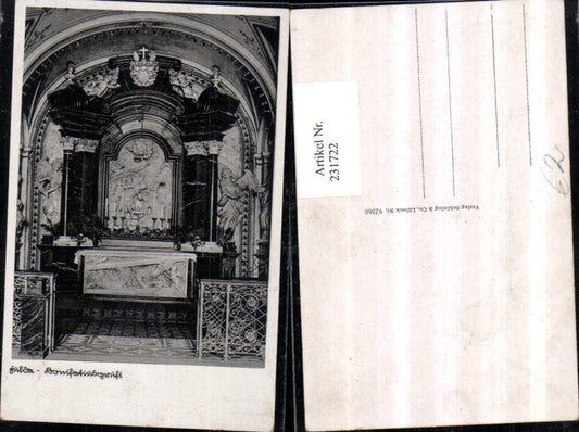 231722,Fulda Bonifatiusgruft Altar Detailansicht