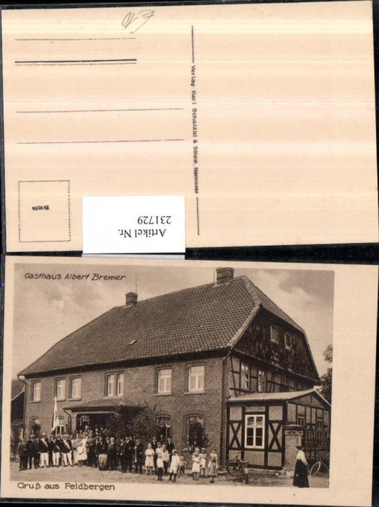 231729,Gruß aus Feldbergen Söhlde Gasthaus Albert Bremer