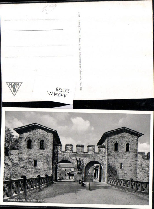231738,Kastell-Saalburg Haupttor b. Bad Homburg v. d. Höhe