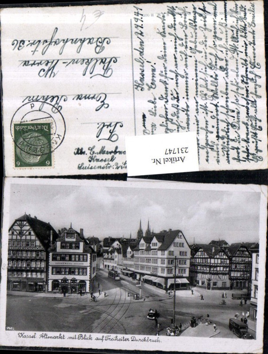 231747,Kasel Altmarkt m. Blick auf Freiheiter Durchbruch