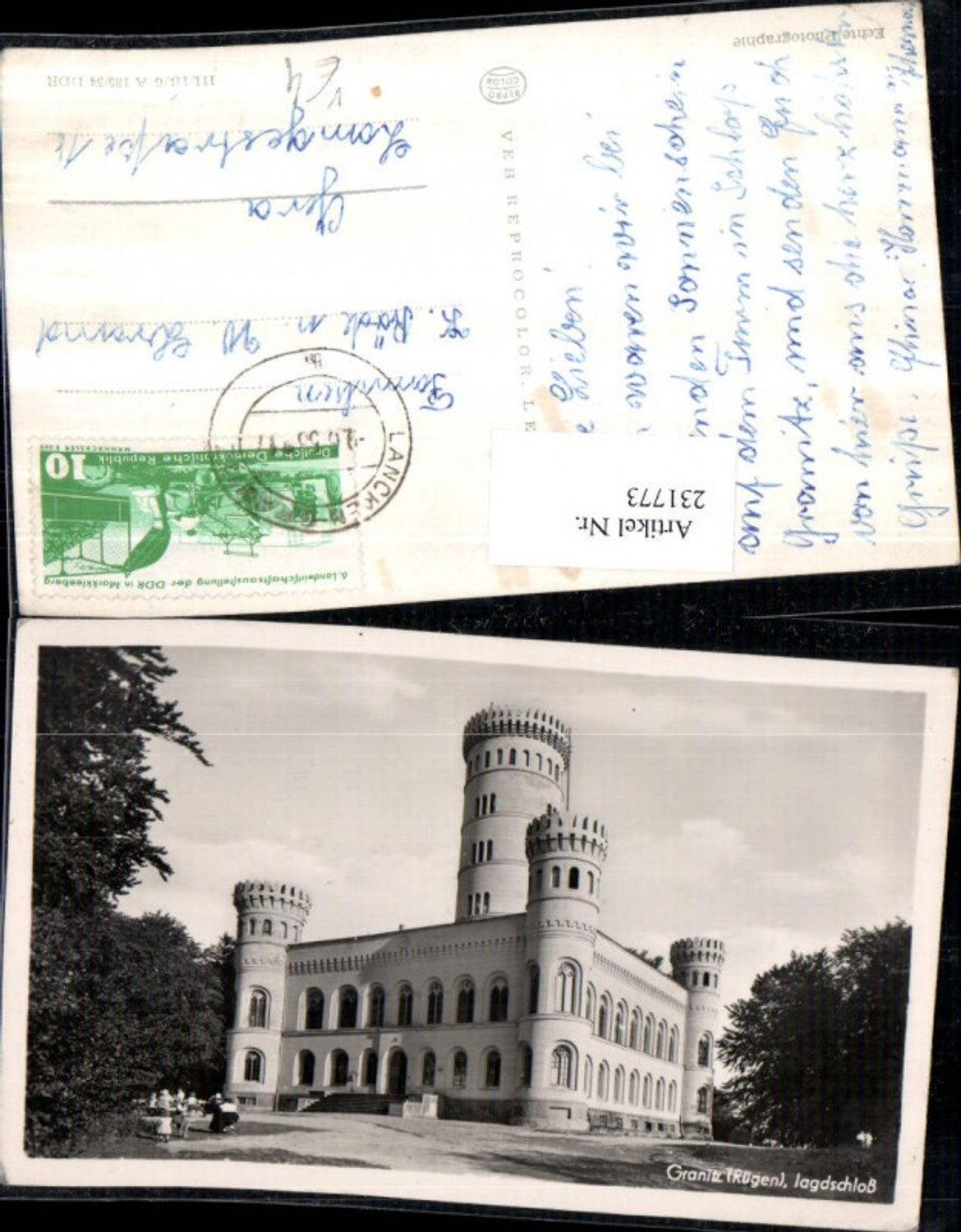 231773,Granitz auf Rügen Jagdschloss Schloss pub VEB Leipzig