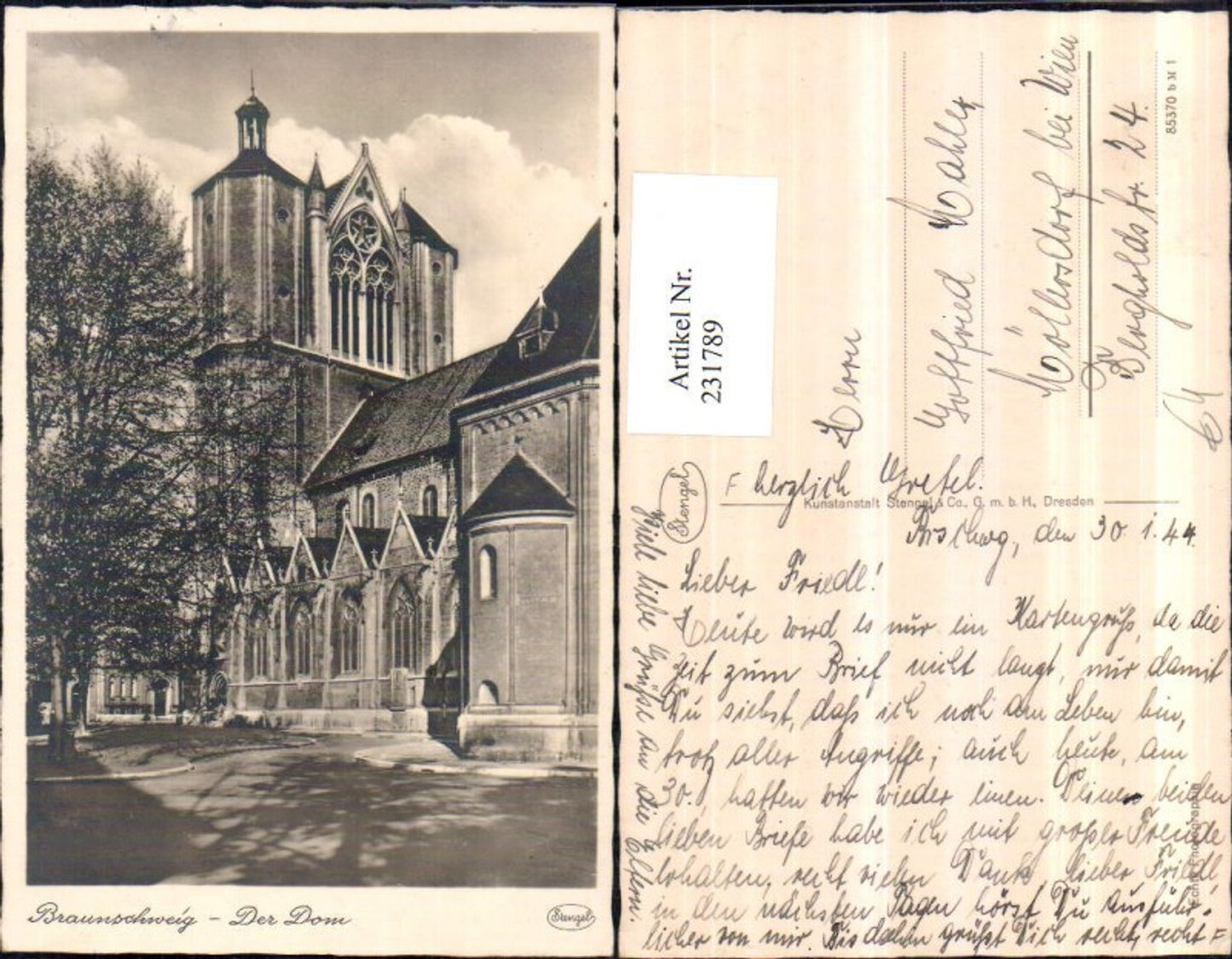 231789,Braunschweig Der Dom Kirche pub Stengel u. Co