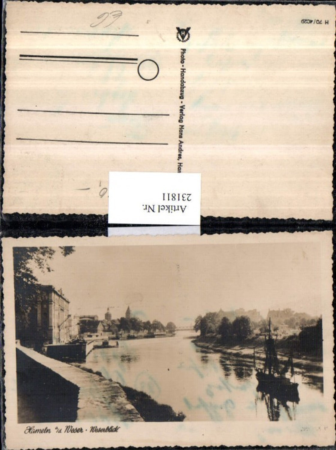 231811,Hameln a. d. Weser Weserblick Partie