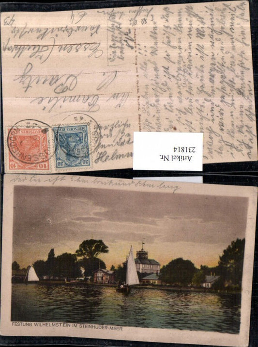 231814,Festung Wilhelmstein im Steinhuder-Meer Segelboote