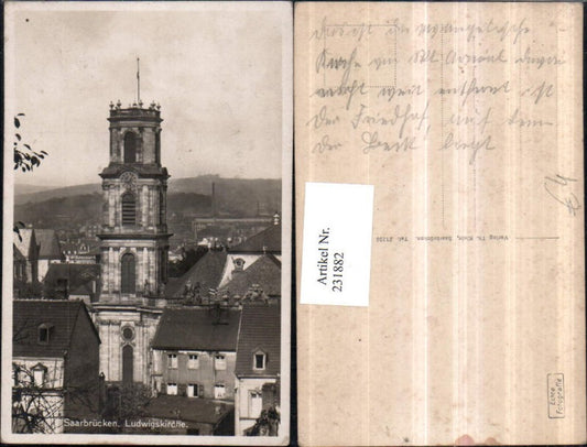 231882,Saarbrücken Ludwigskirche Kirche