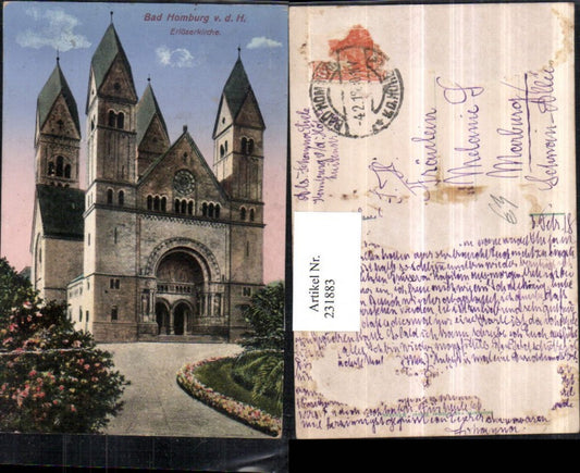 231883,Bad Homburg vor d. Höhe Erlöserkirche Kirche
