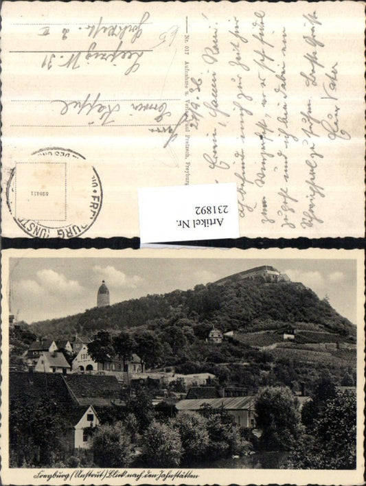 231892,Freyburg Unstrut Blick auf d. Jahnstätten