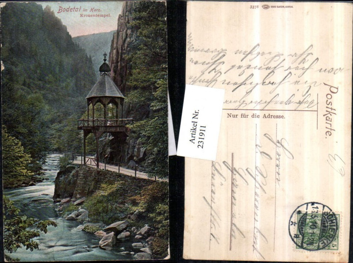 231911,Bodetal im Harz Kronentempel Tempel Partie