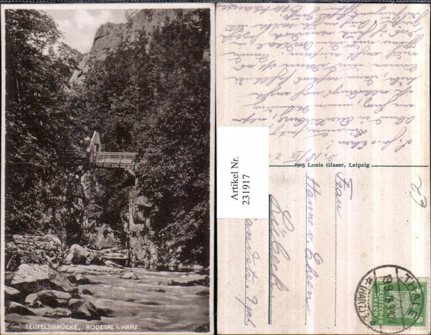 231917,Bodetal im Harz Teufelsbrücke Brücke Partie