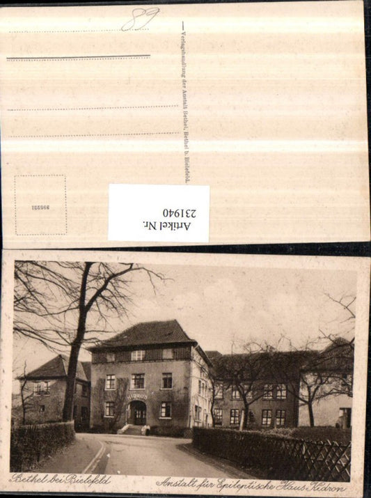231940,Bethel b. Bielefeld Anstalt für Epileptische Haus Kidron