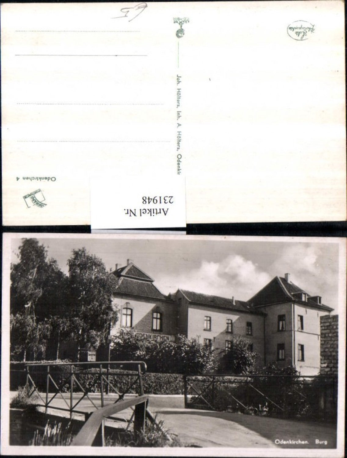 231948,Odenkirchen Burg Brücke