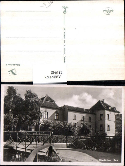 231948,Odenkirchen Burg Brücke
