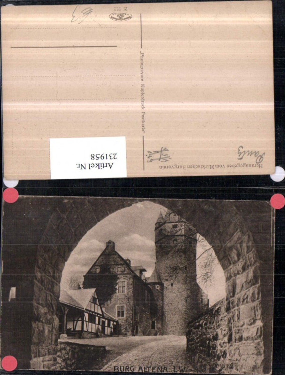 231958,Burg Altena in Westfalen Turm