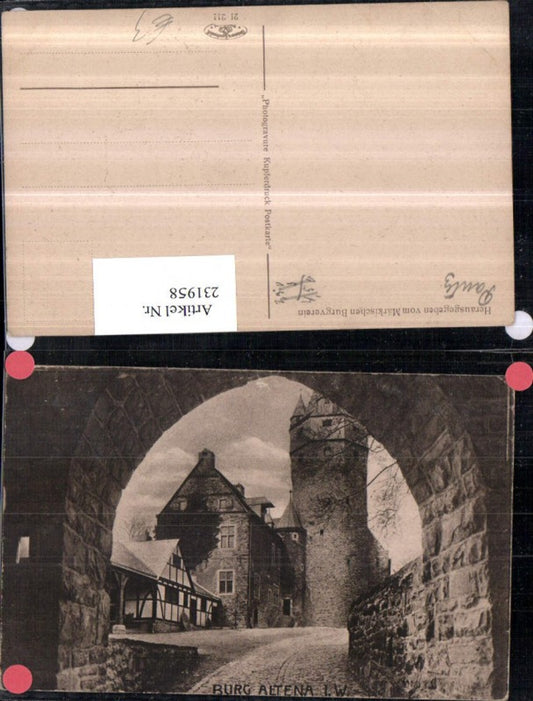 231958,Burg Altena in Westfalen Turm