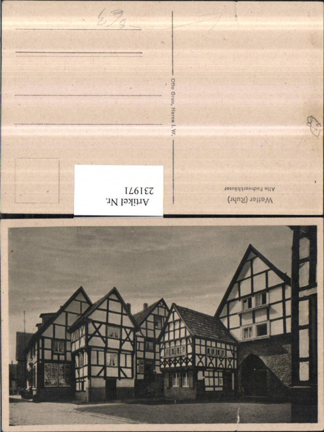 231971,Wetter Ruhr Alte Fachwerkhäuser