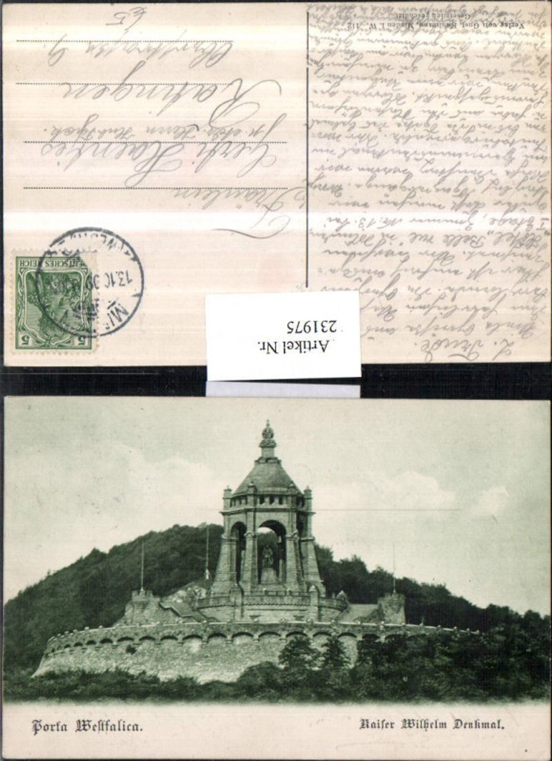 231975,Porta Westfalica Kaiser Wilhelm Denkmal