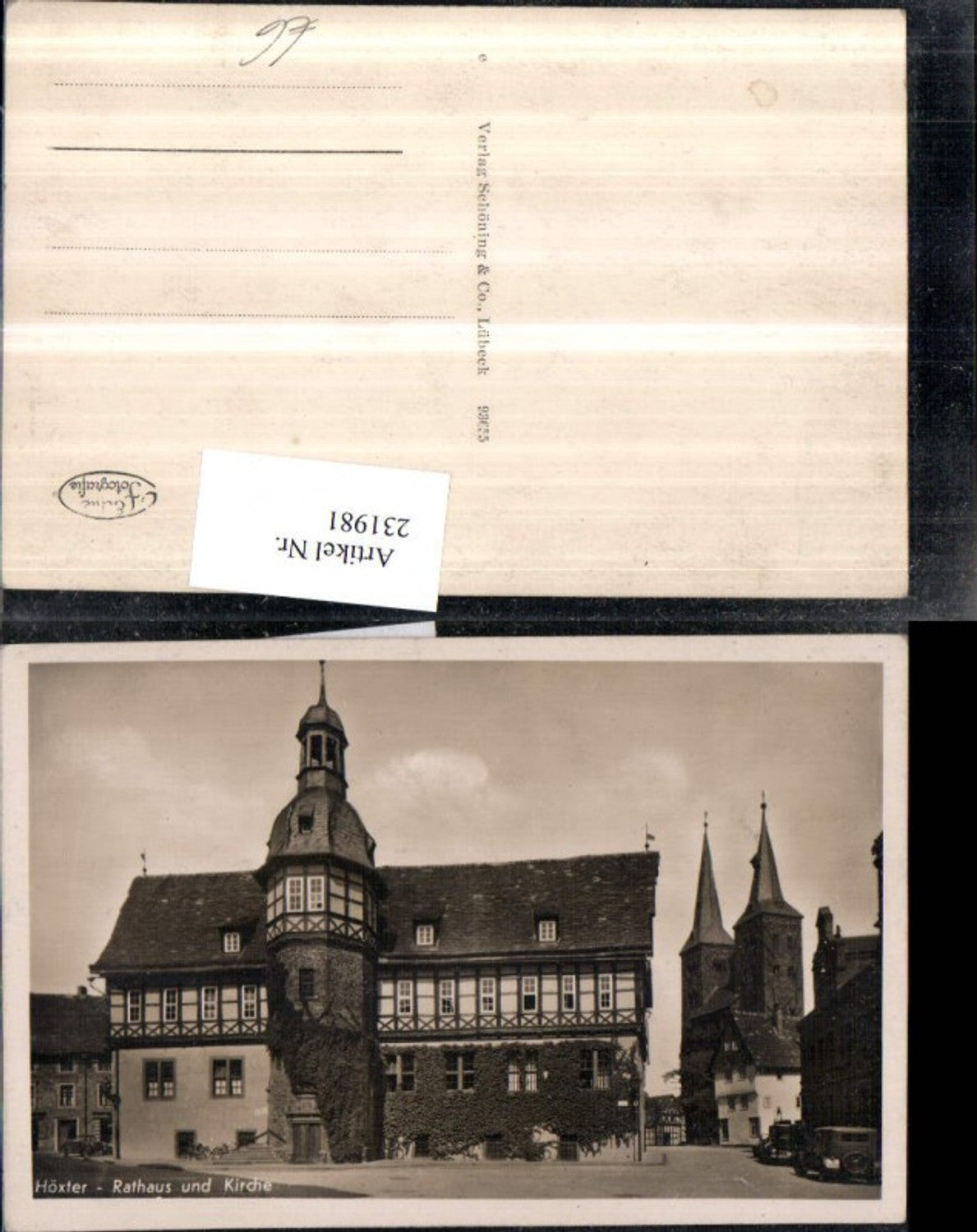 231981,Höxter Rathaus u. Kirche