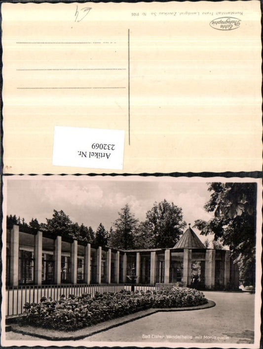 232069,Bad Elster Wandelhalle m. Moritzquelle