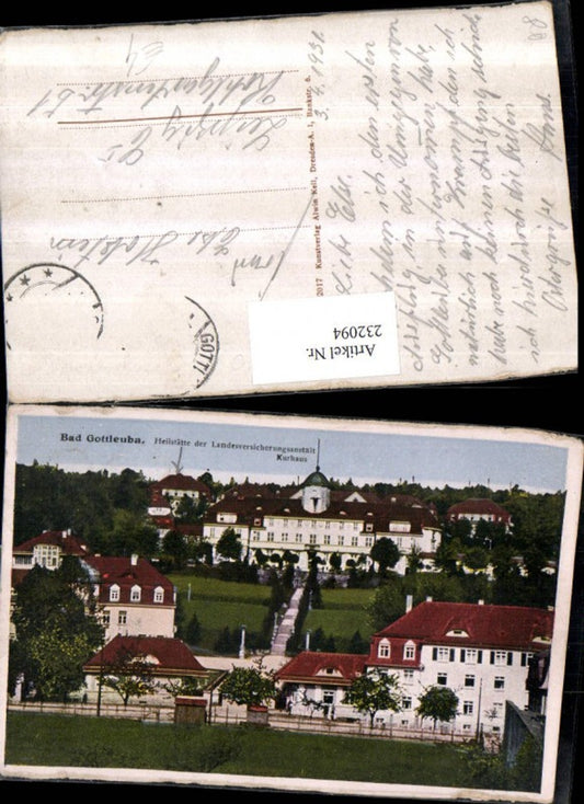 232094,Bad Gottleuba Heilstätte d. Landesversicherungsanstalt Kurhaus