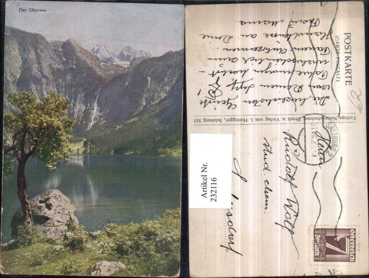 232116, The Obersee at Königssee, section