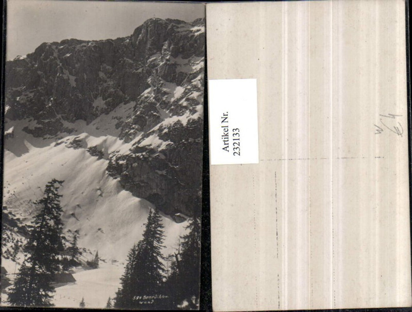 232133,Benediktenwand b. Benediktbeuern Bergkulisse