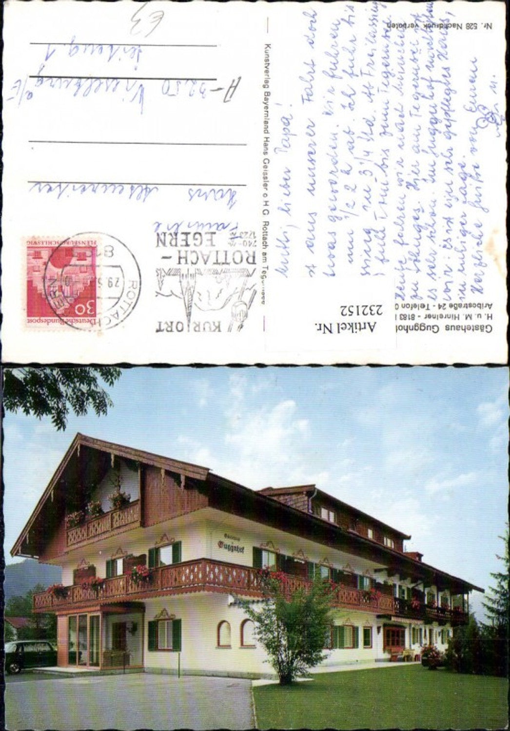 232152,Rottach-Egern Gästehaus Guggnhof Hausansicht