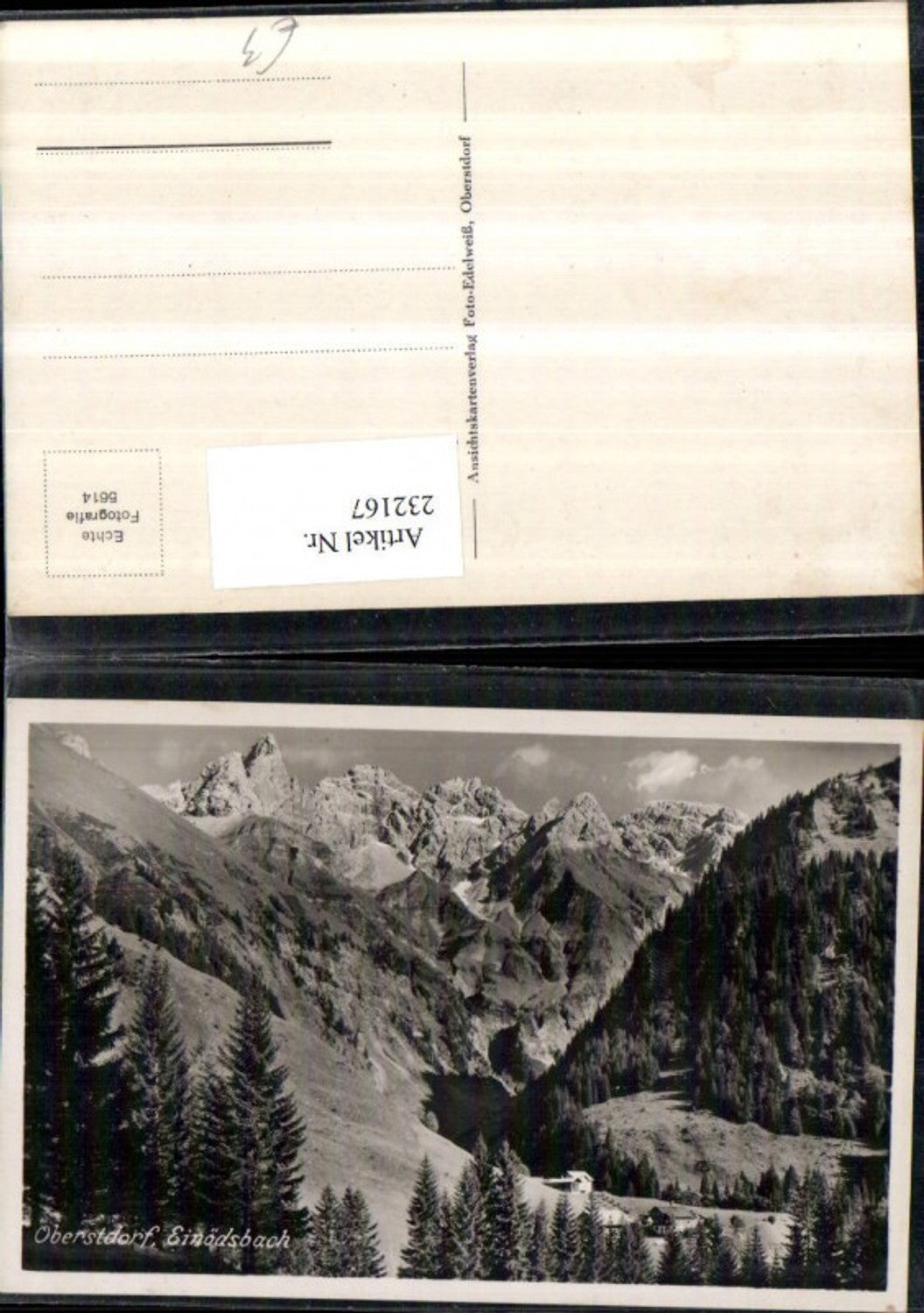 232167,Oberstdorf Einödsbach mountain backdrop