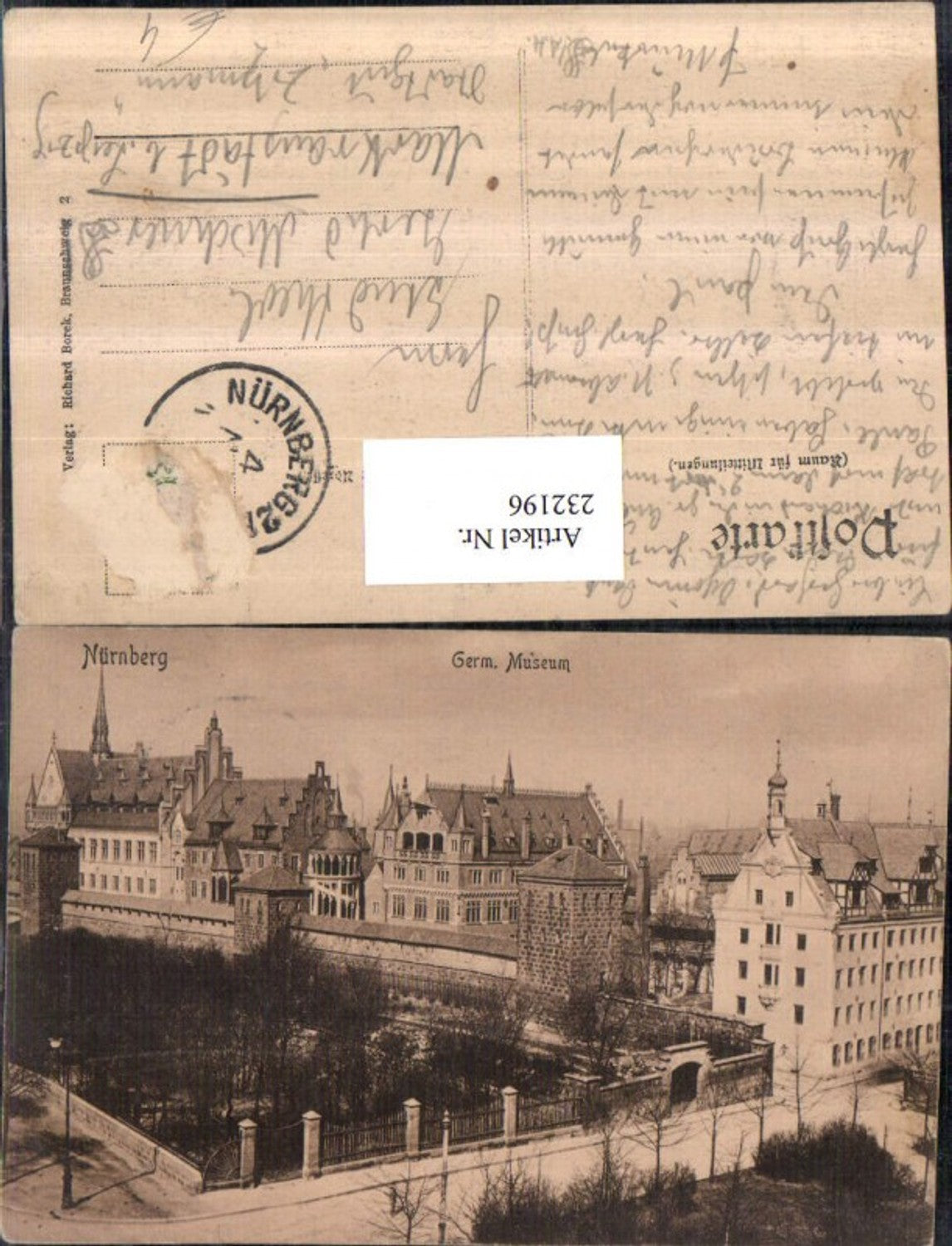 232196,Nürnberg Germanisches Museum Brücke