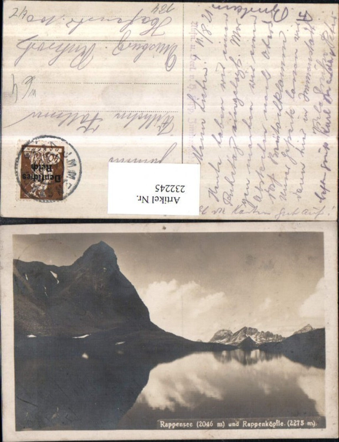 232245, Rappensee Lake and Rappenköpfe b. Oberstdorf