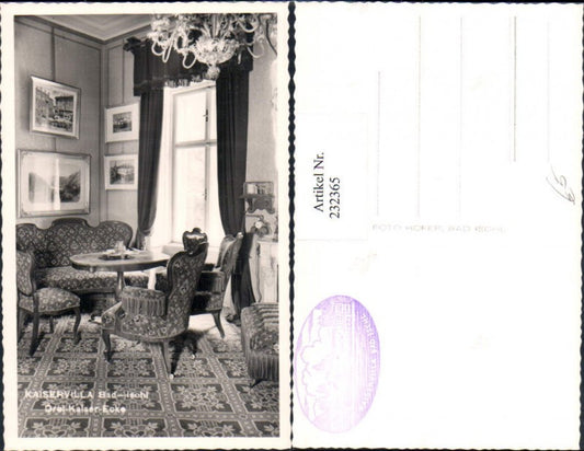 232365,Bad Ischl Kaiservilla Drei-Kaiser-Ecke Zimmer Innenansicht