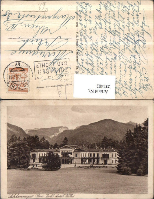 232402,Bad Ischl Kaiservilla pub F. E. Brandt 062