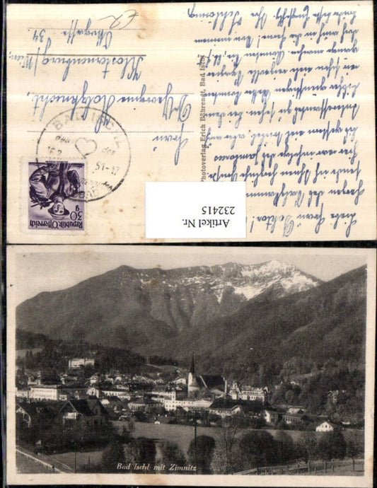232415,Bad Ischl Totale m. Zimnitz