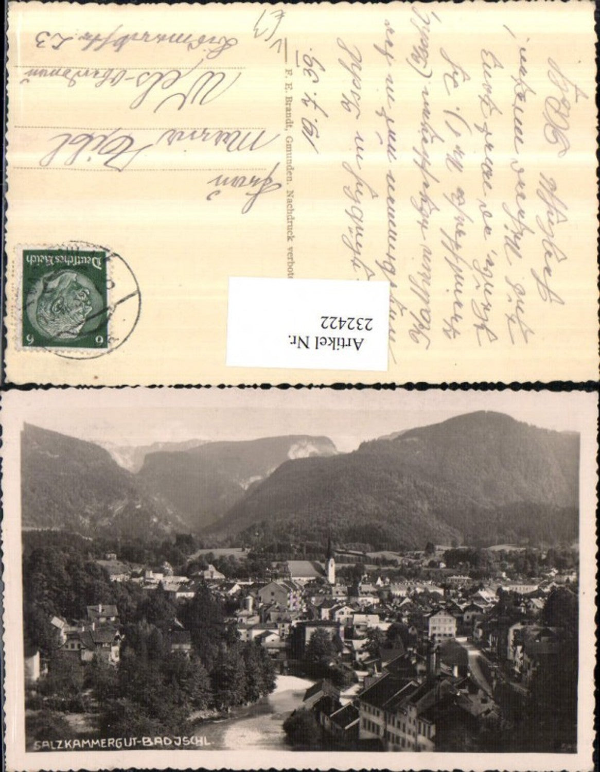 232422,Bad Ischl Totale pub F. E. Brandt