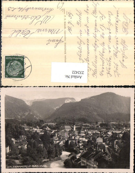 232422,Bad Ischl Totale pub F. E. Brandt