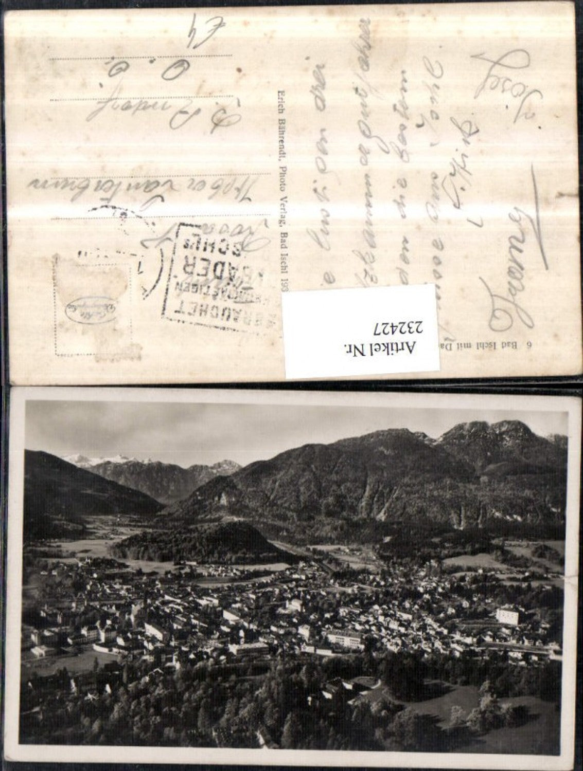 232427,Bad Ischl Totale m. Dachstein u. Katrin