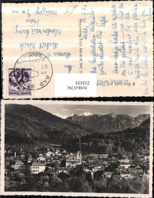 232433,Bad Ischl Totale m. Dachstein