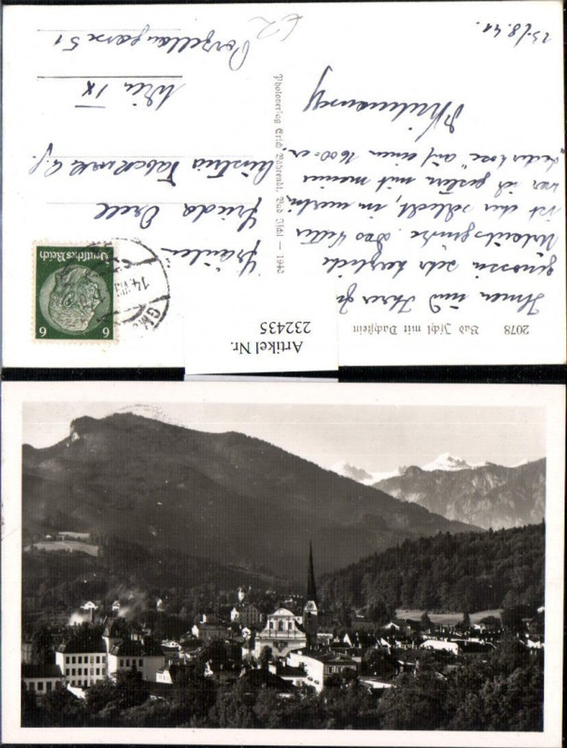 232435,Bad Ischl Totale m. Dachstein