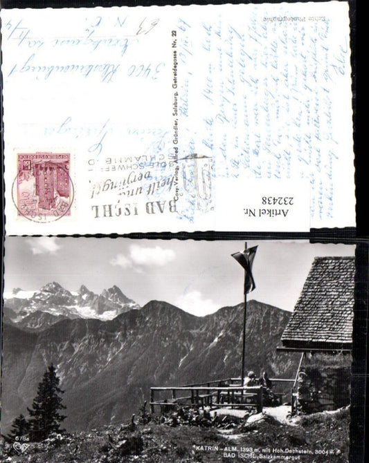 232438,Bad Ischl Katrin-Alm m. Hohen Dachstein Berghütte