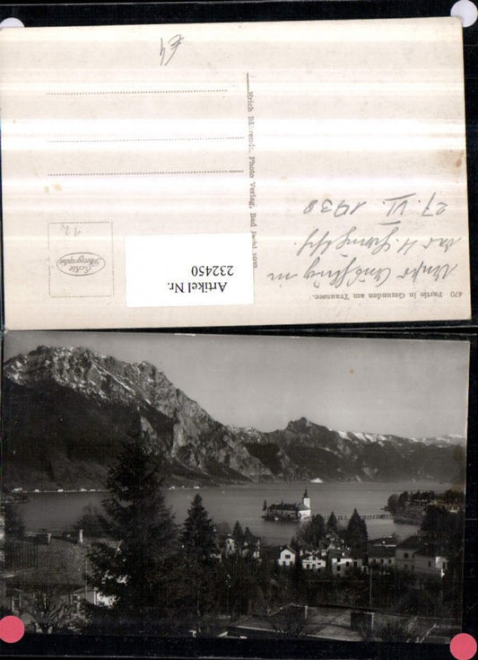 232450,Gmunden Teilansicht m. Schloss Orth