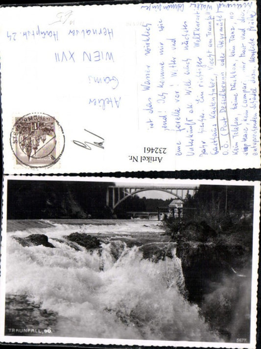 232461,Gmunden Traunfall Wasserfall Brücke