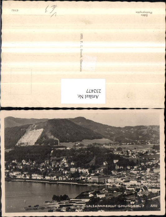 232477,Gmunden Totale pub F. E. Brandt 5293