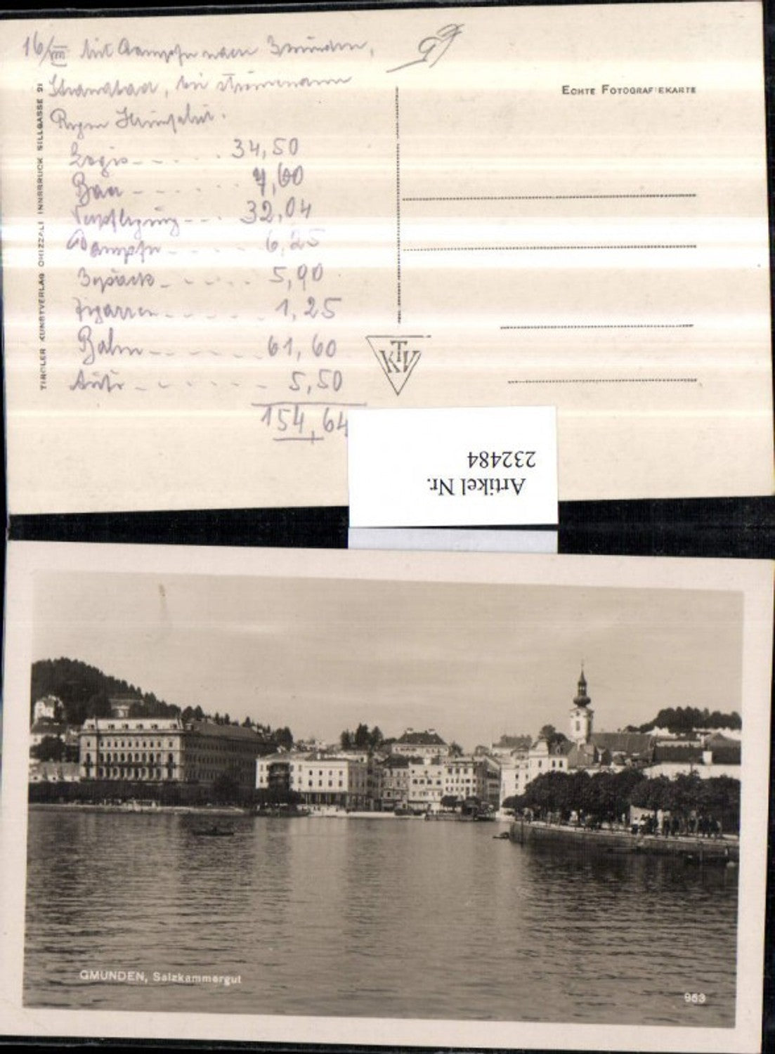 232484,Gmunden Teilansicht