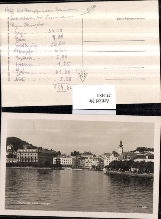 232484,Gmunden Teilansicht