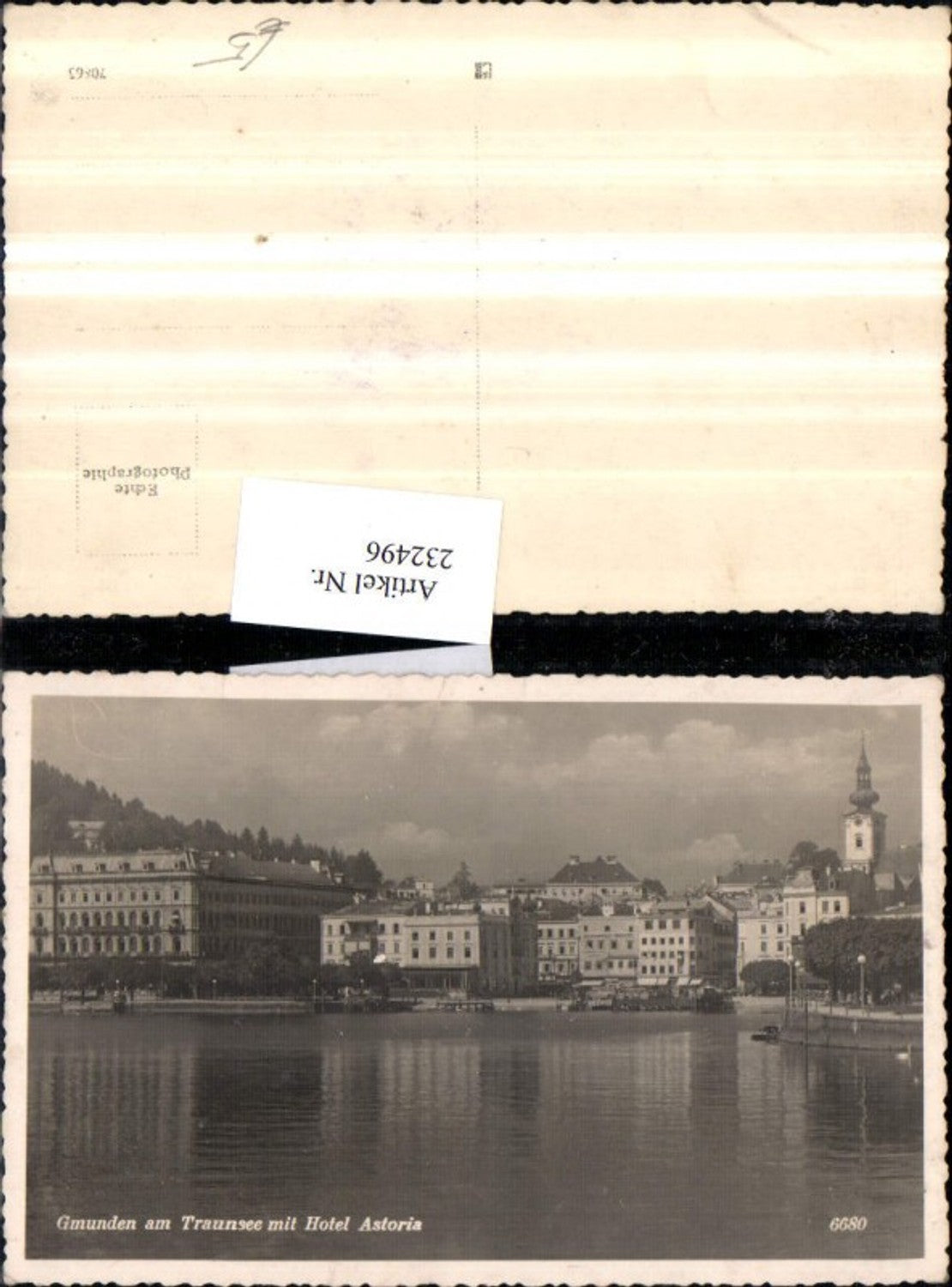 232496,Gmunden a. Traunsee Teilansicht m. Hotel Astoria
