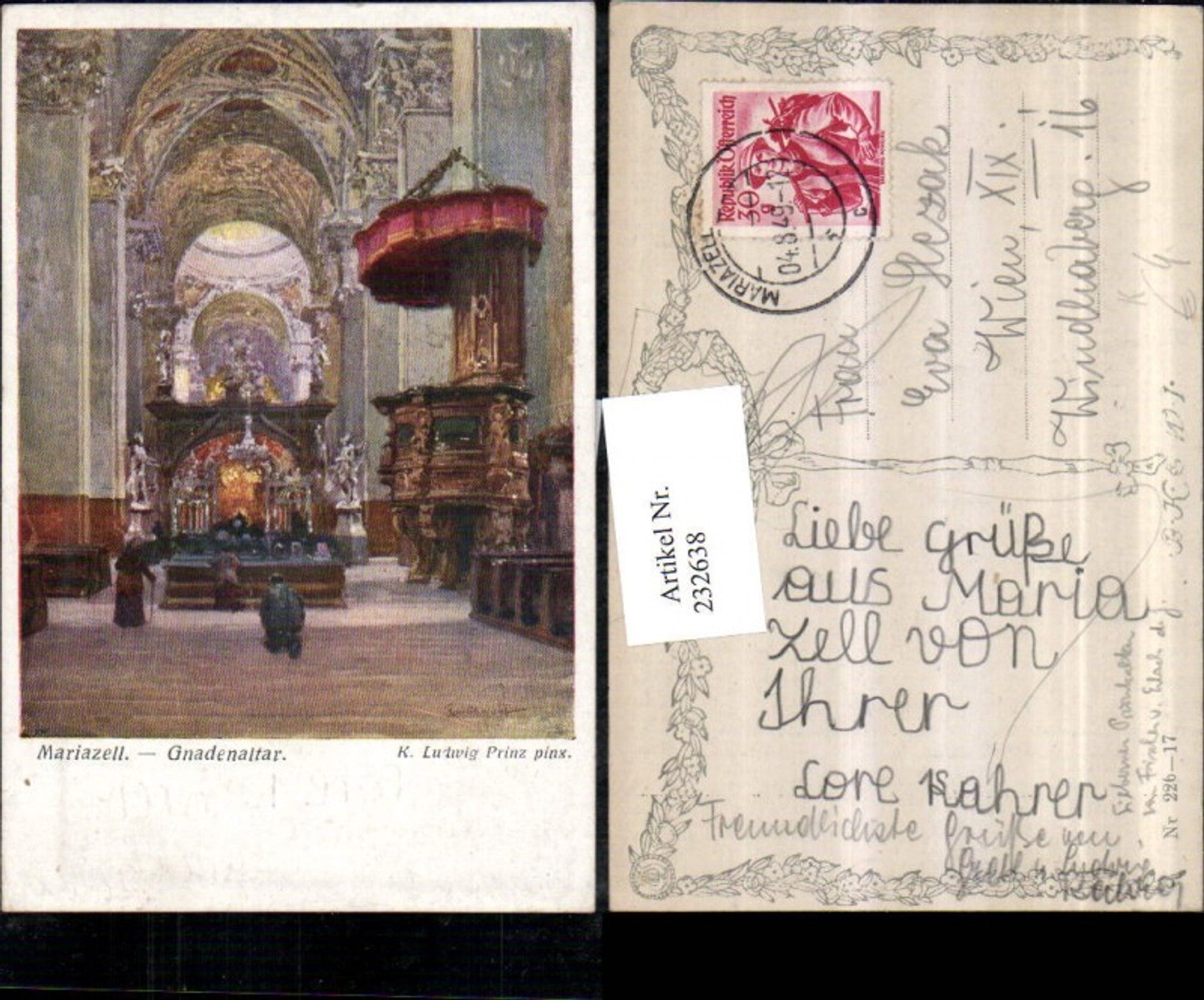 Alte Ansichtskarte – Old Postcard