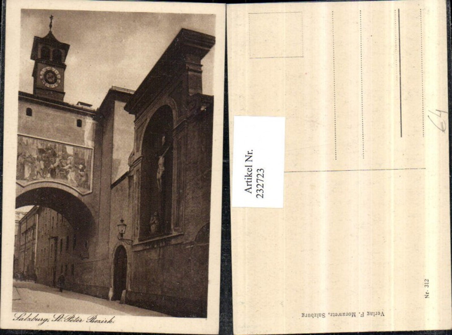 232723,Salzburg St. Peter Bezirk Kreuz Turm