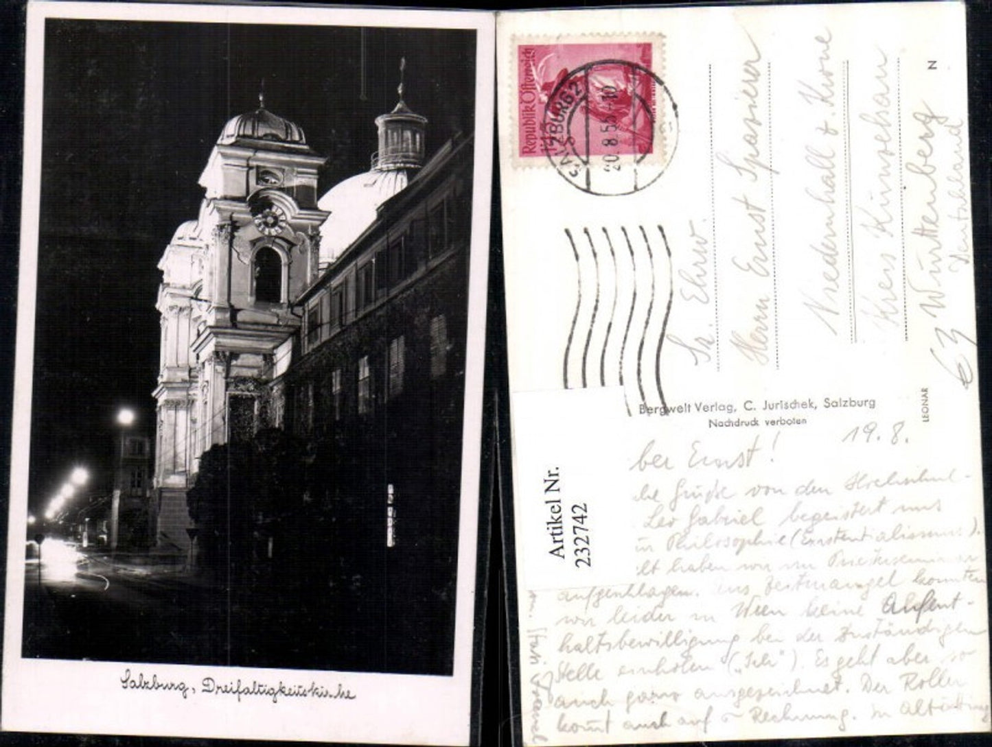 232742,Salzburg Dreifaltigkeitskirche Kirche