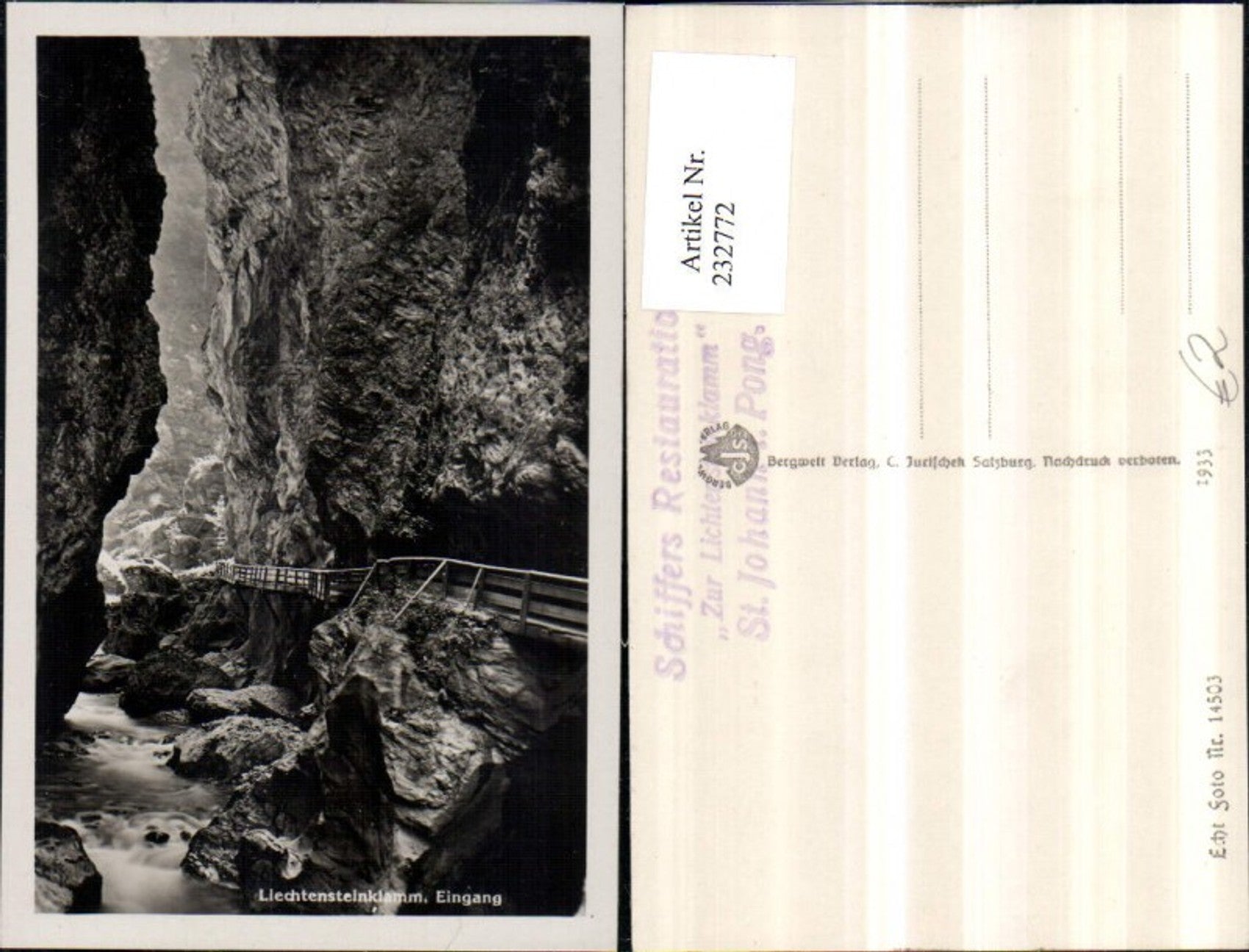 Alte Ansichtskarte – Old Postcard